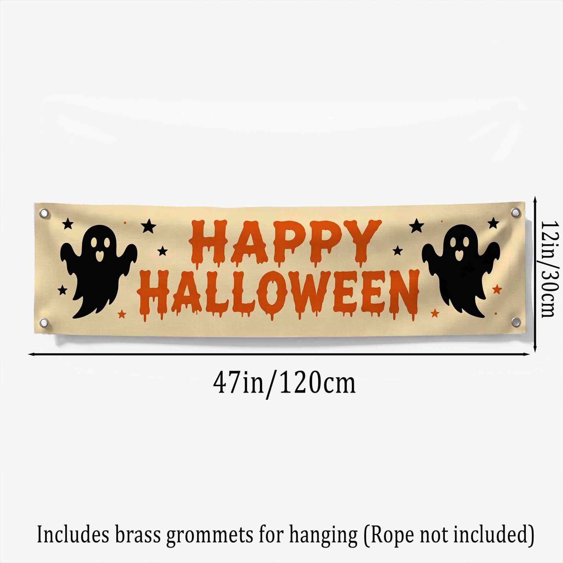 The Ghost Happy Halloween Banner