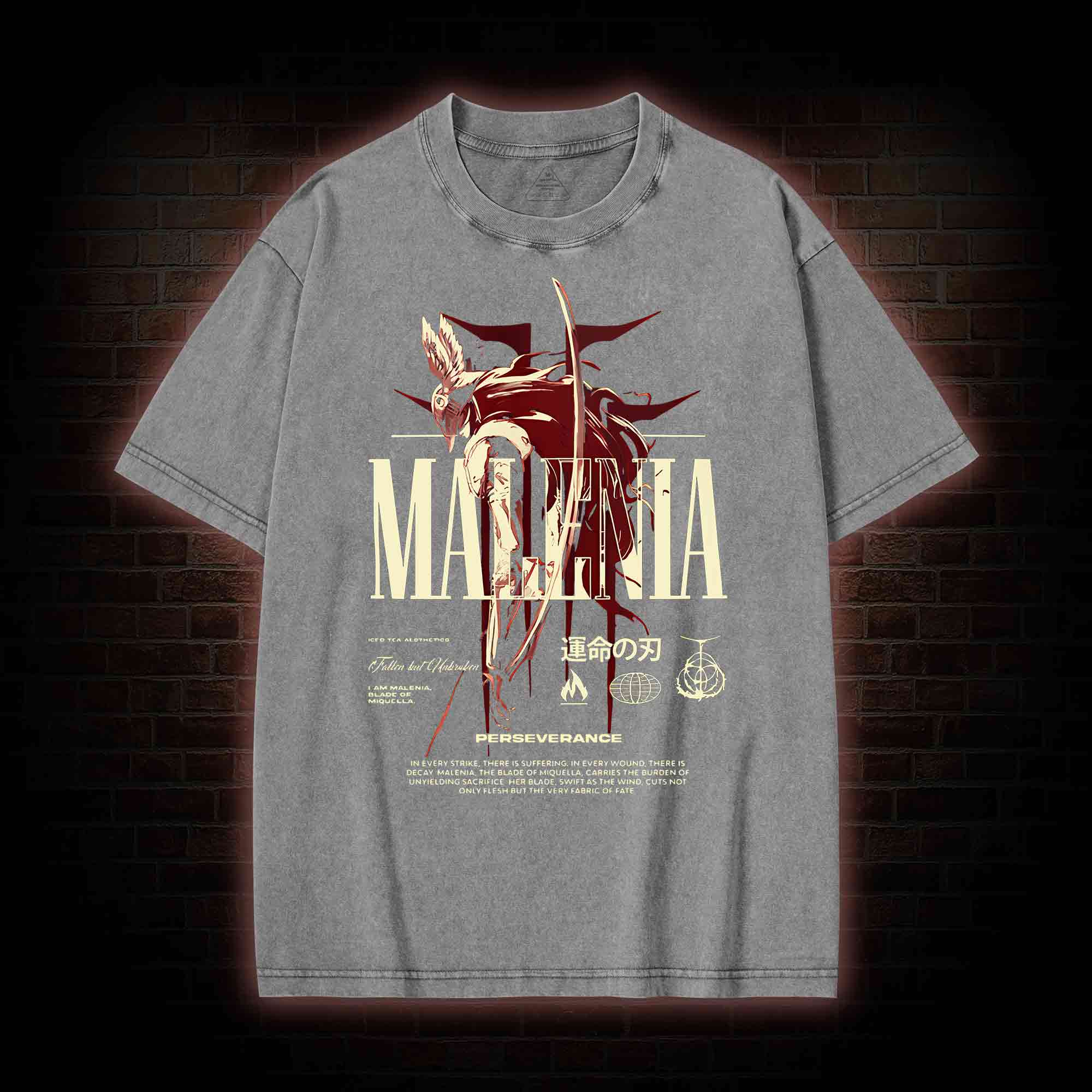 Cursed Goddess Washed T-shirt