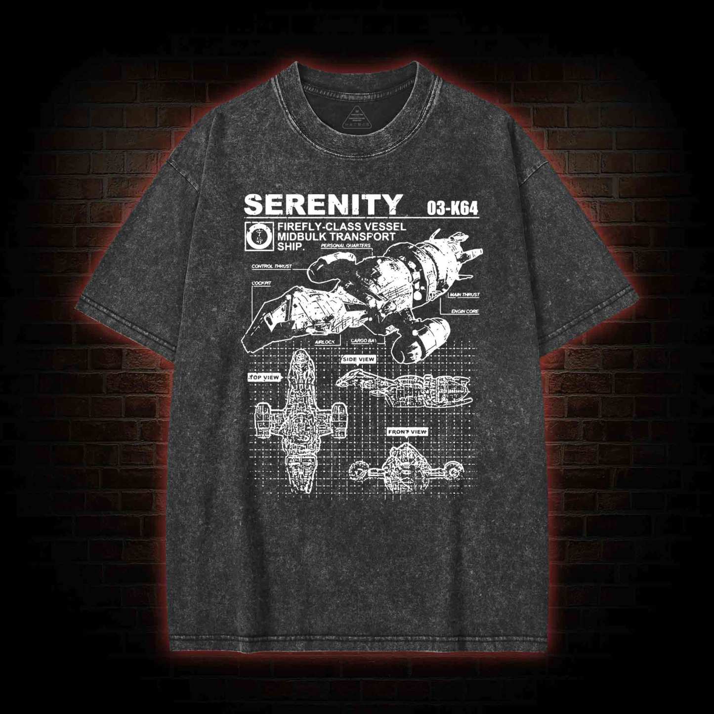 Firefly Vessel Washed T-shirt