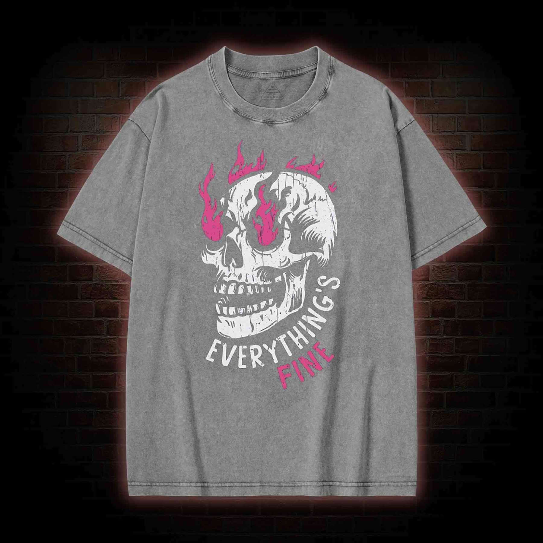 Everything is Fine Washed T-shirt