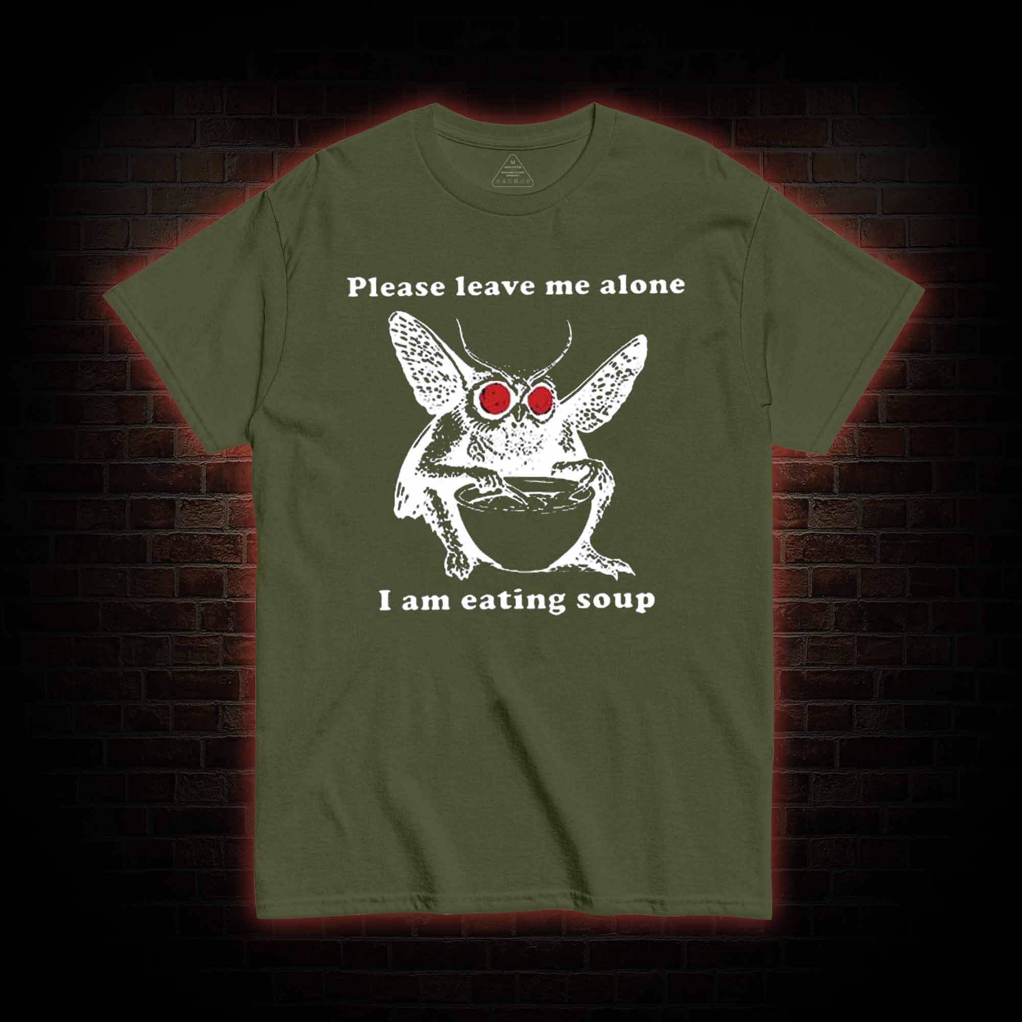 Mothman Eating Soup T-shirt 