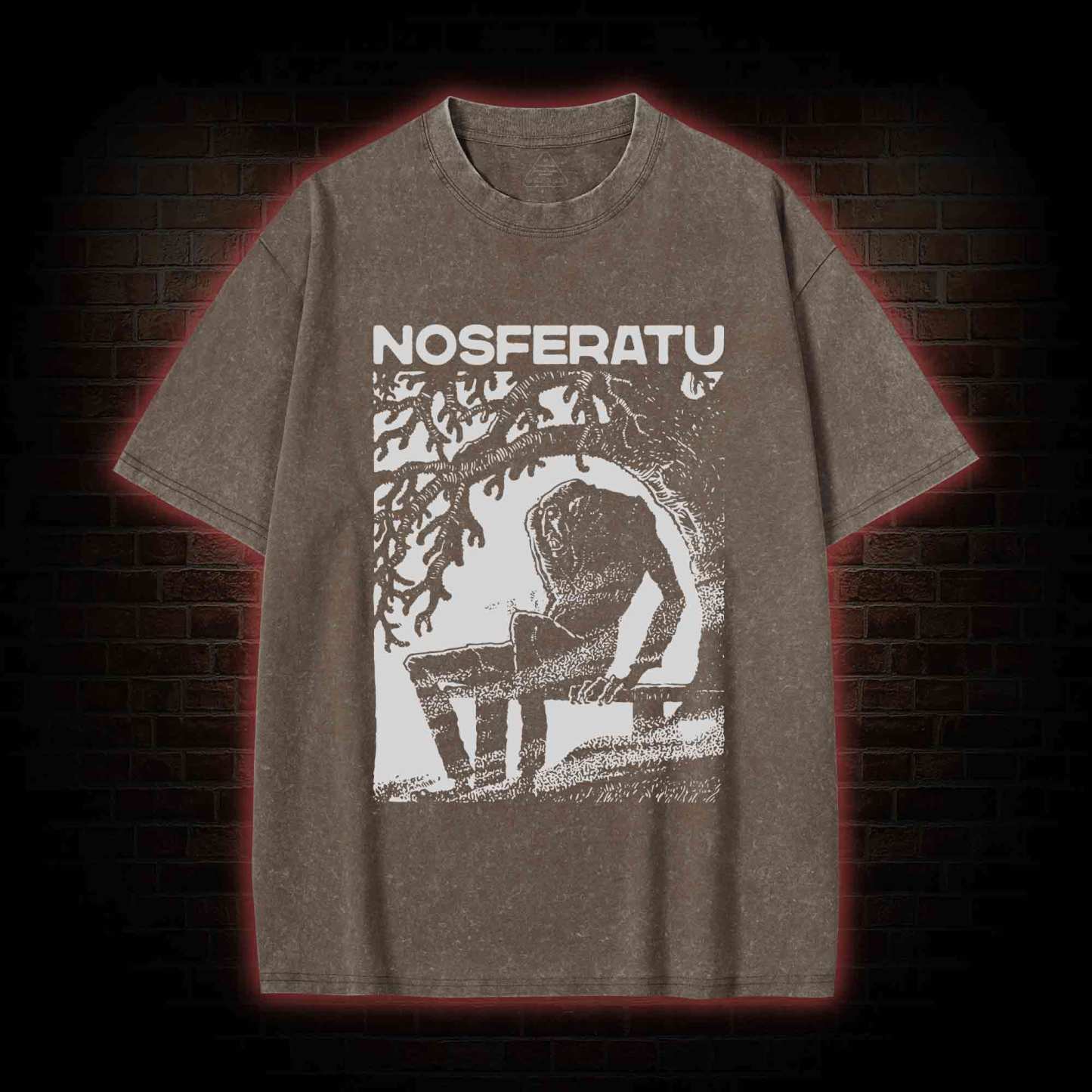 The Vampire Nosferatu Washed T-shirt