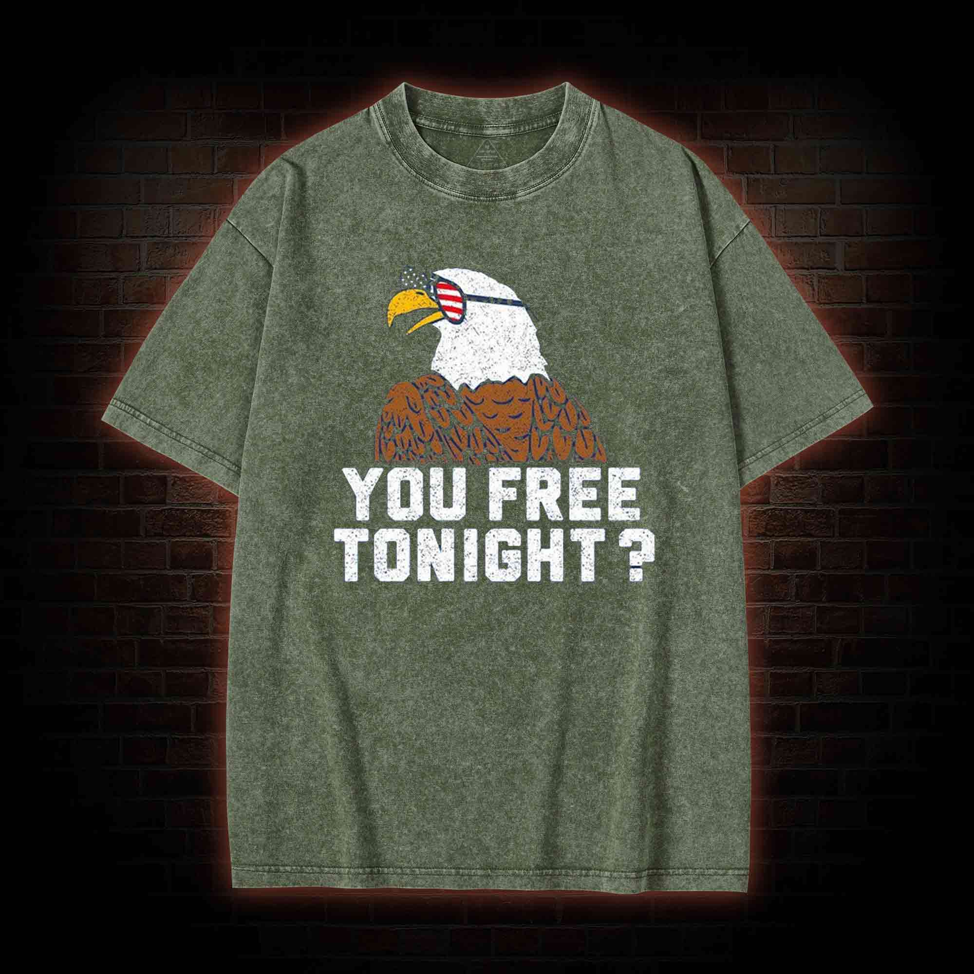 You Free Tonight Washed T-shirt