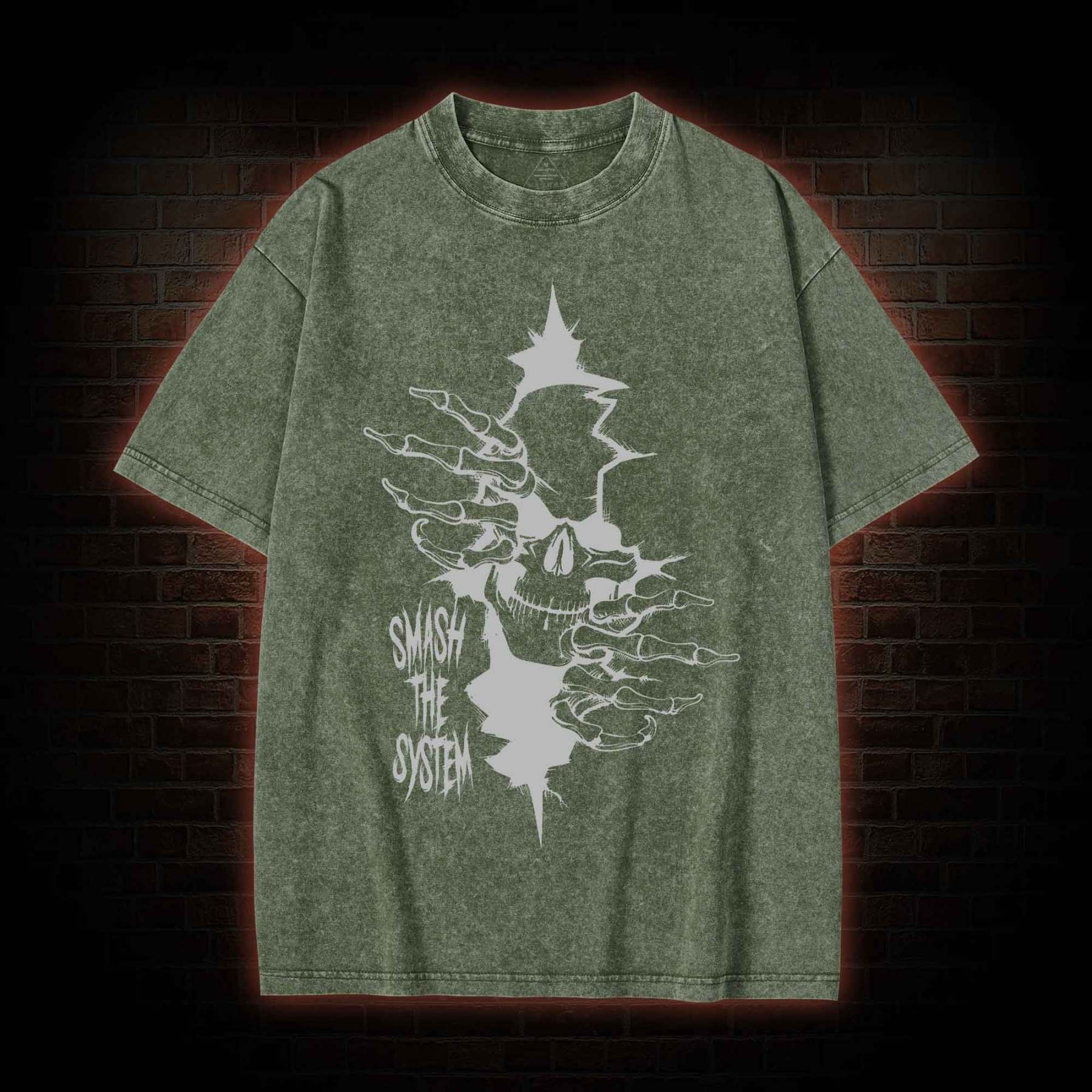Smash the System Washed T-shirt
