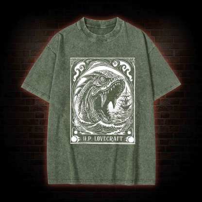 The Deep Ones Washed T-shirt