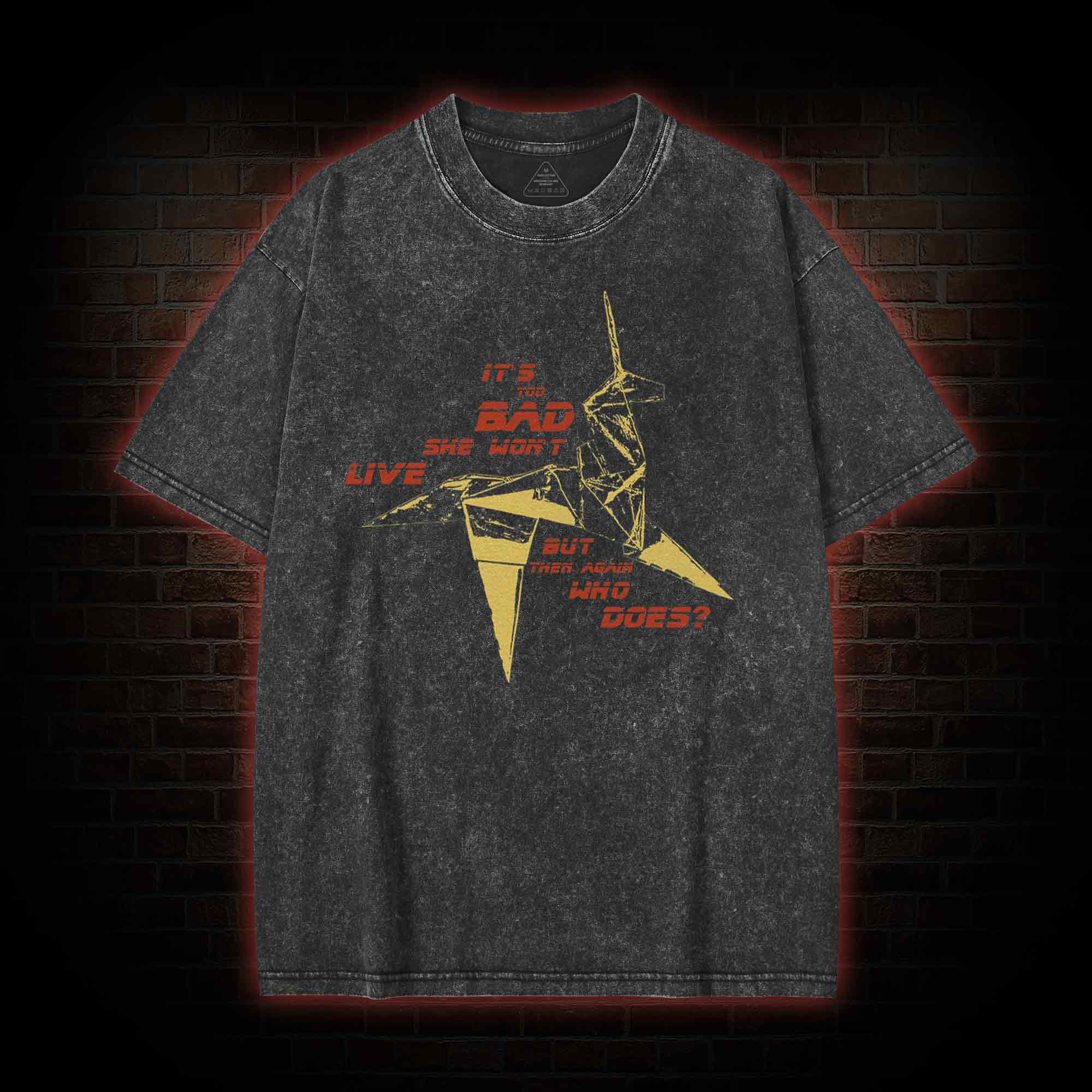 Retro Blade Runner Washed T-shirt