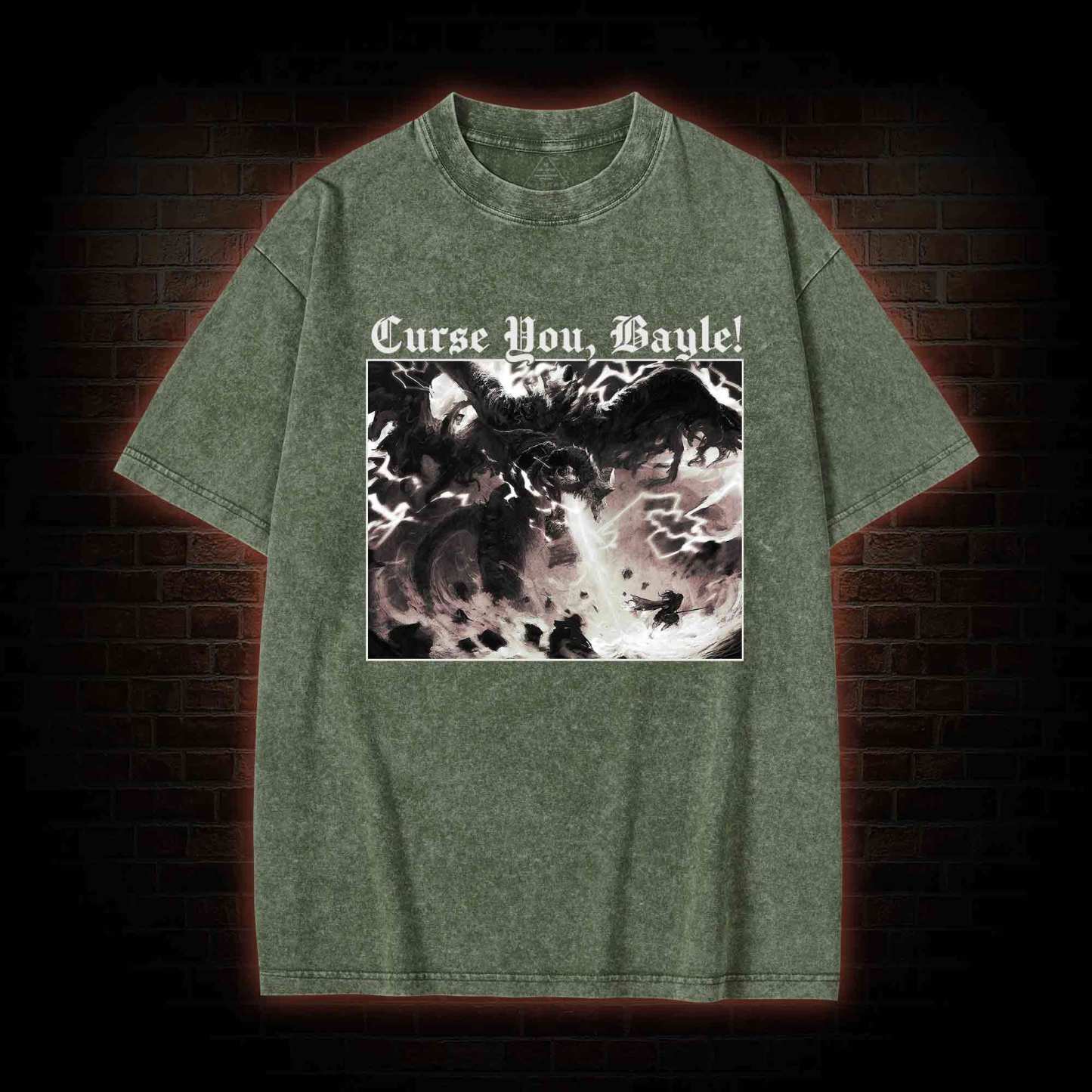 Curse You Bayle! Vintage Washed T-shirt