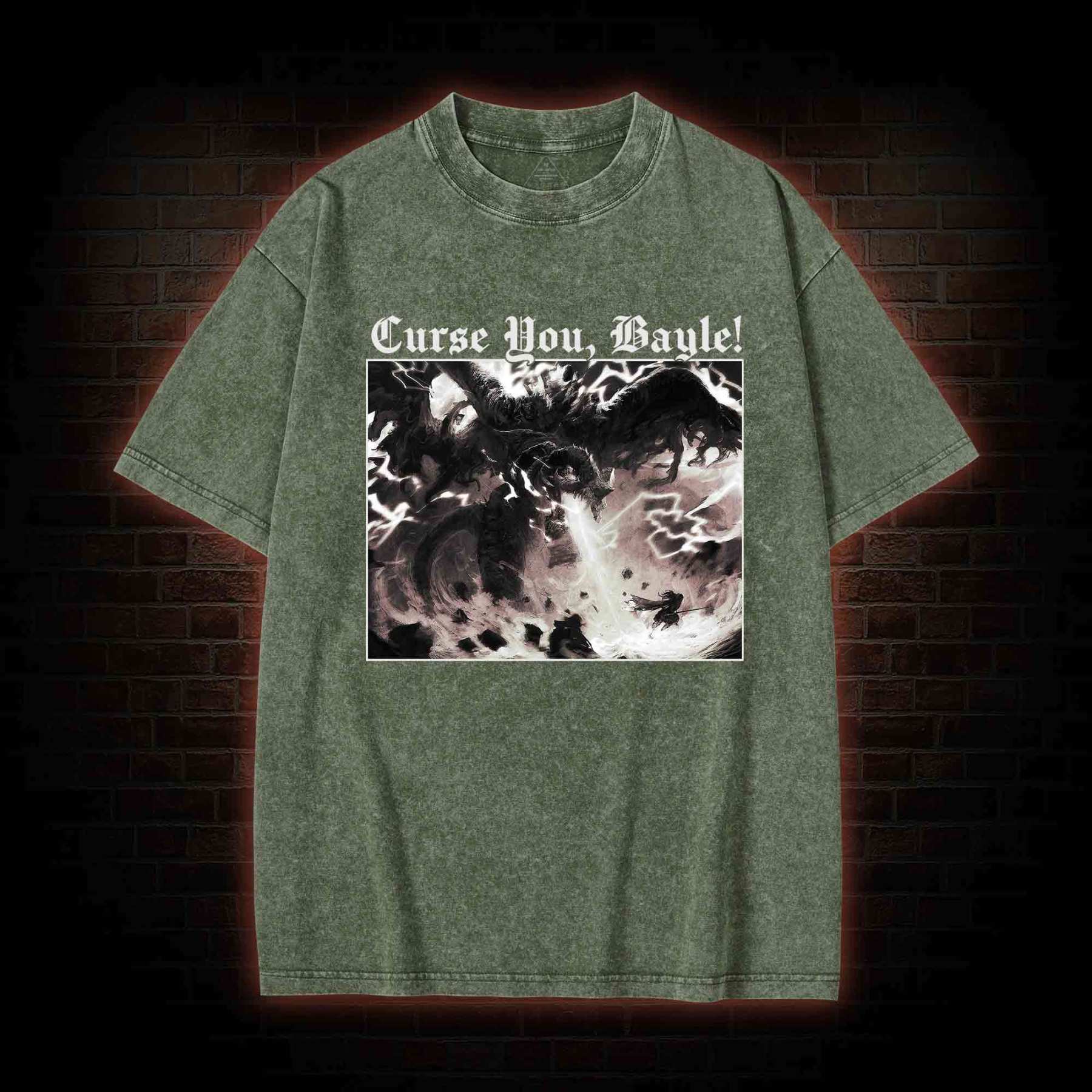 Curse You Bayle! Vintage Washed T-shirt
