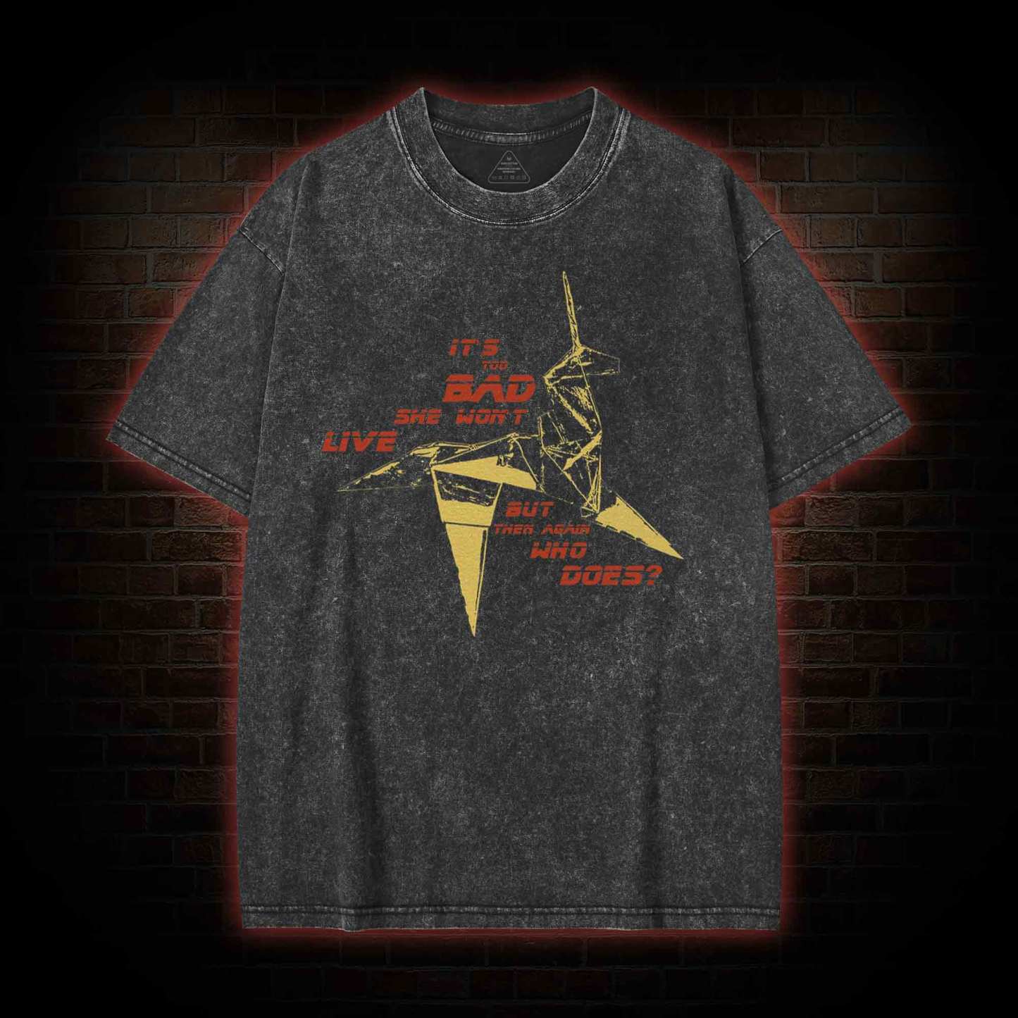 Retro Blade Runner Washed T-shirt