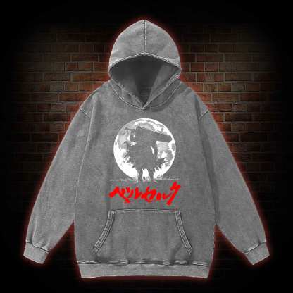 There’s No Paradise for You to Escape Washed Hoodie