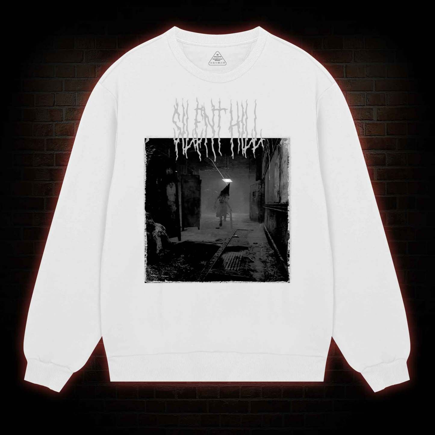 Red Pyramid Thing Retro Sweatshirt