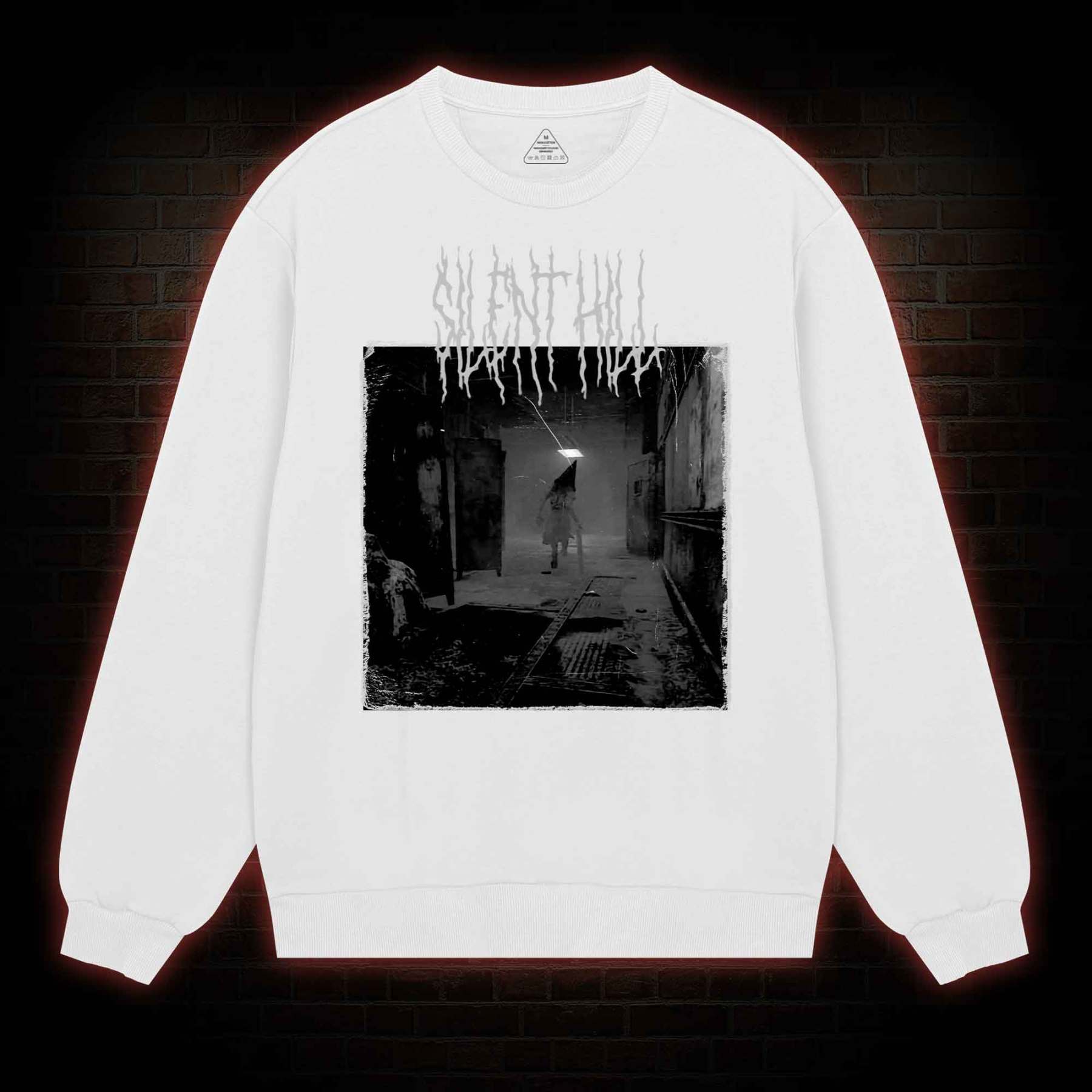 Red Pyramid Thing Retro Sweatshirt