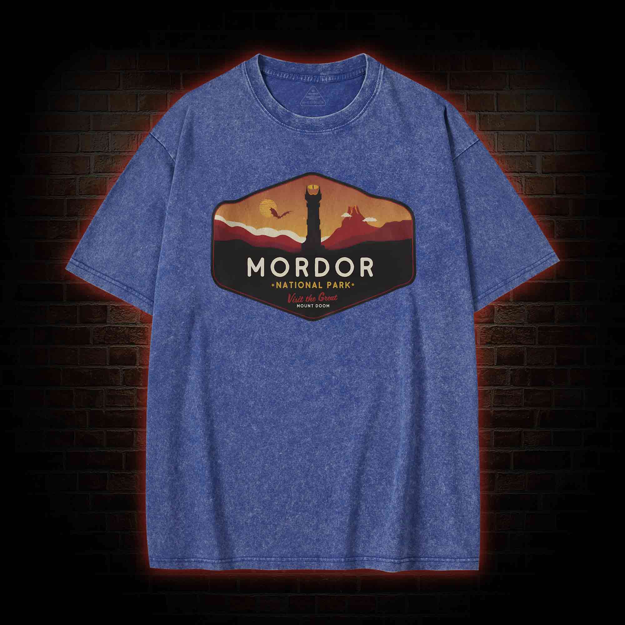 Mordor National Park Washed T-shirt