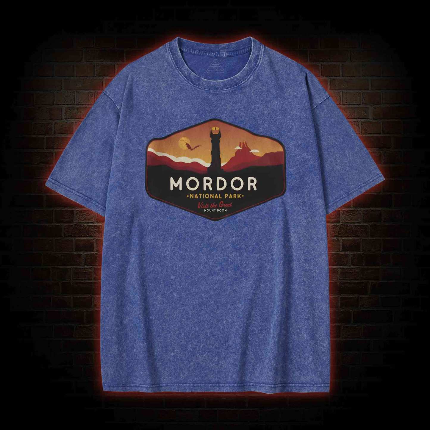 Mordor National Park Washed T-shirt