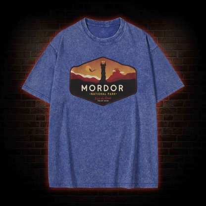 Mordor National Park Washed T-shirt