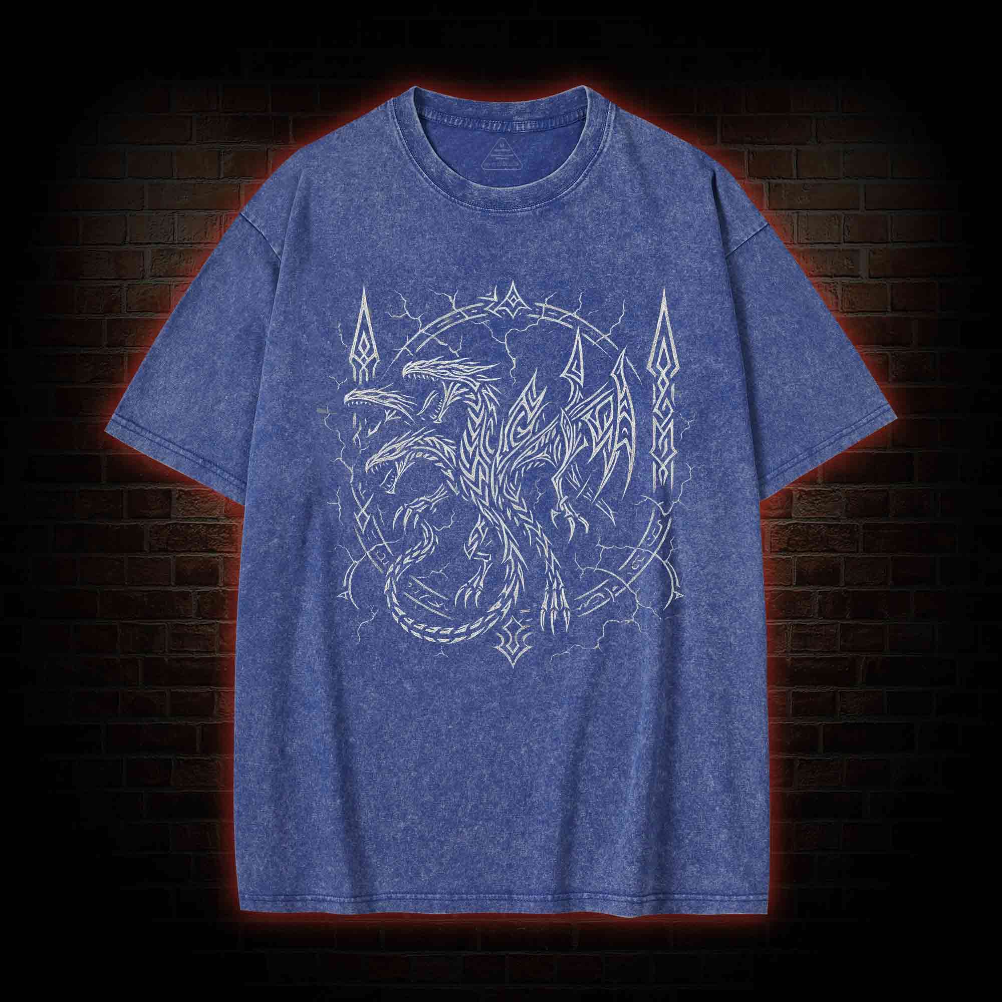 Evil Dragon Washed T-shirt