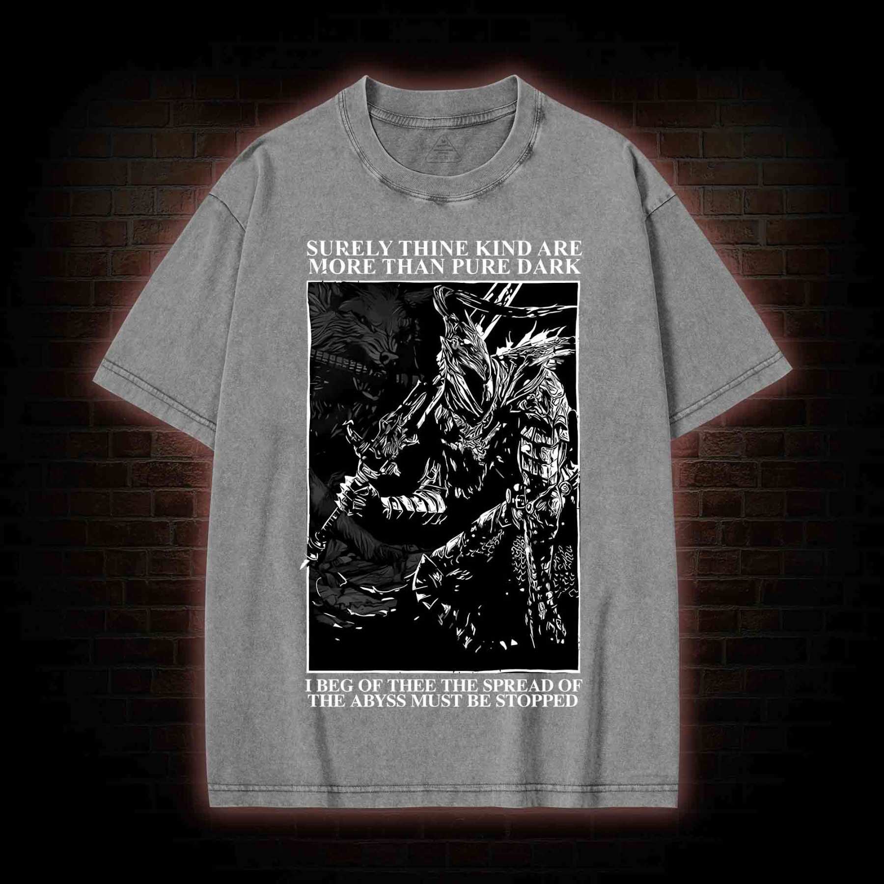Artorias the Abysswalker Washed T-shirt