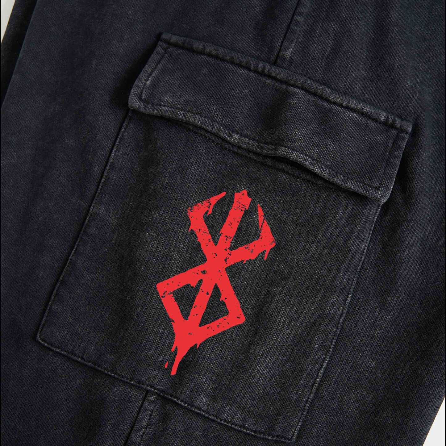 Each Man is Tortured by His Dream Washed Cargo Pants