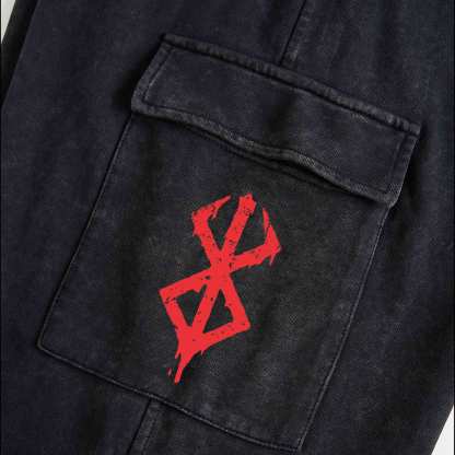 Each Man is Tortured by His Dream Washed Cargo Pants