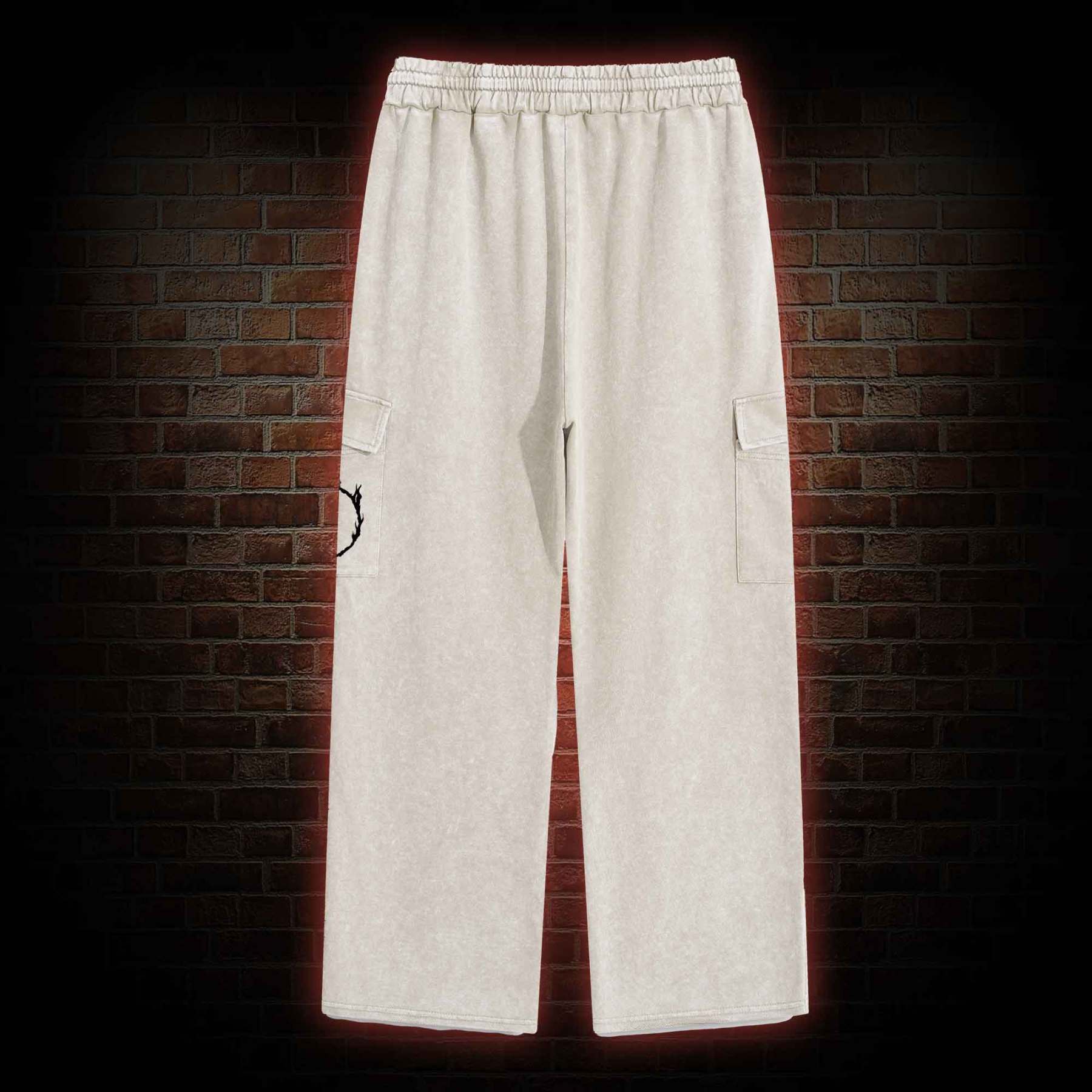 Accursed Undead Washed Cargo Pants