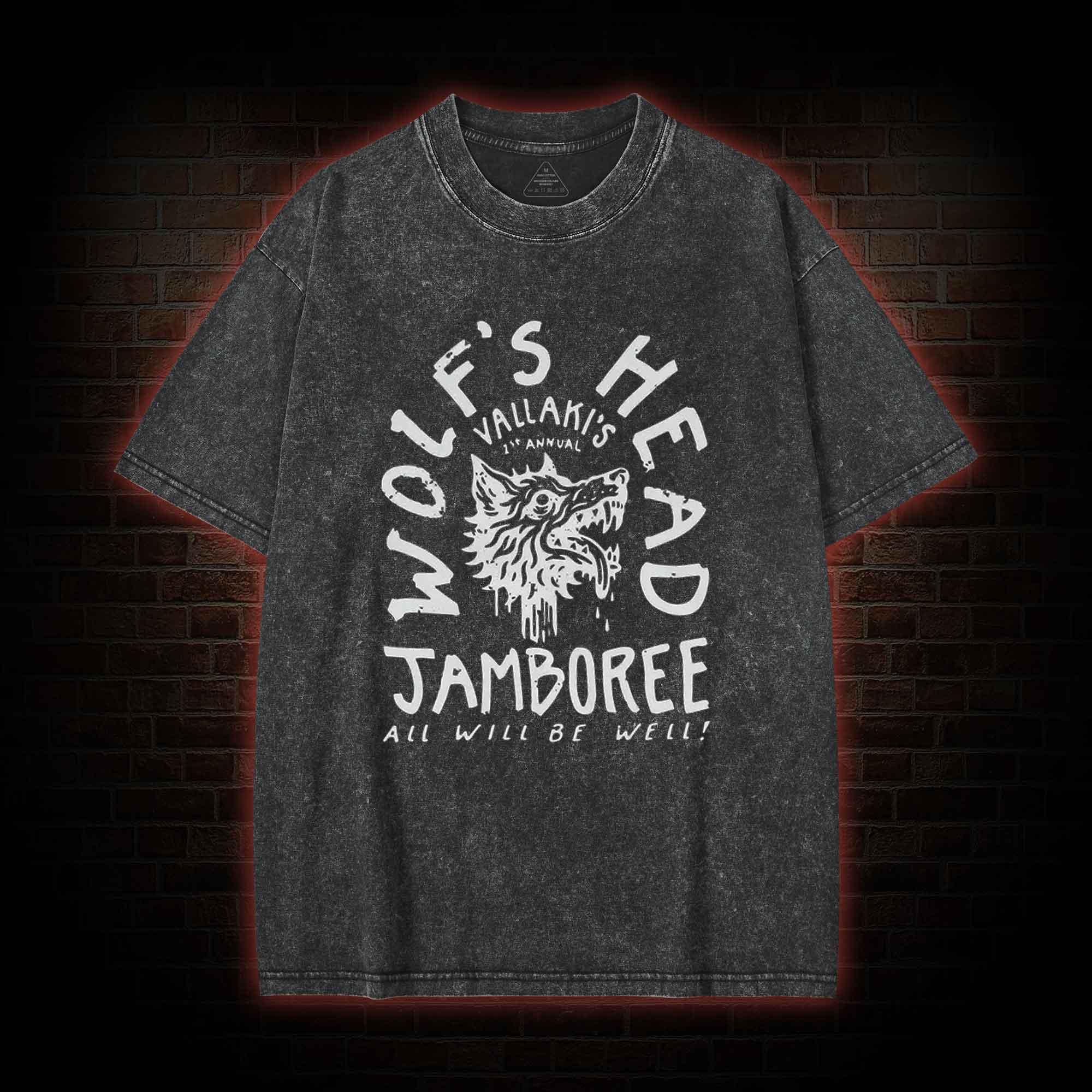 Wolf's Head Jamboree Washed T-shirt