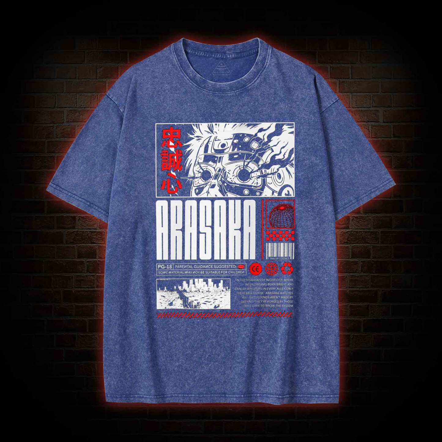 Samurai Washed T-shirt