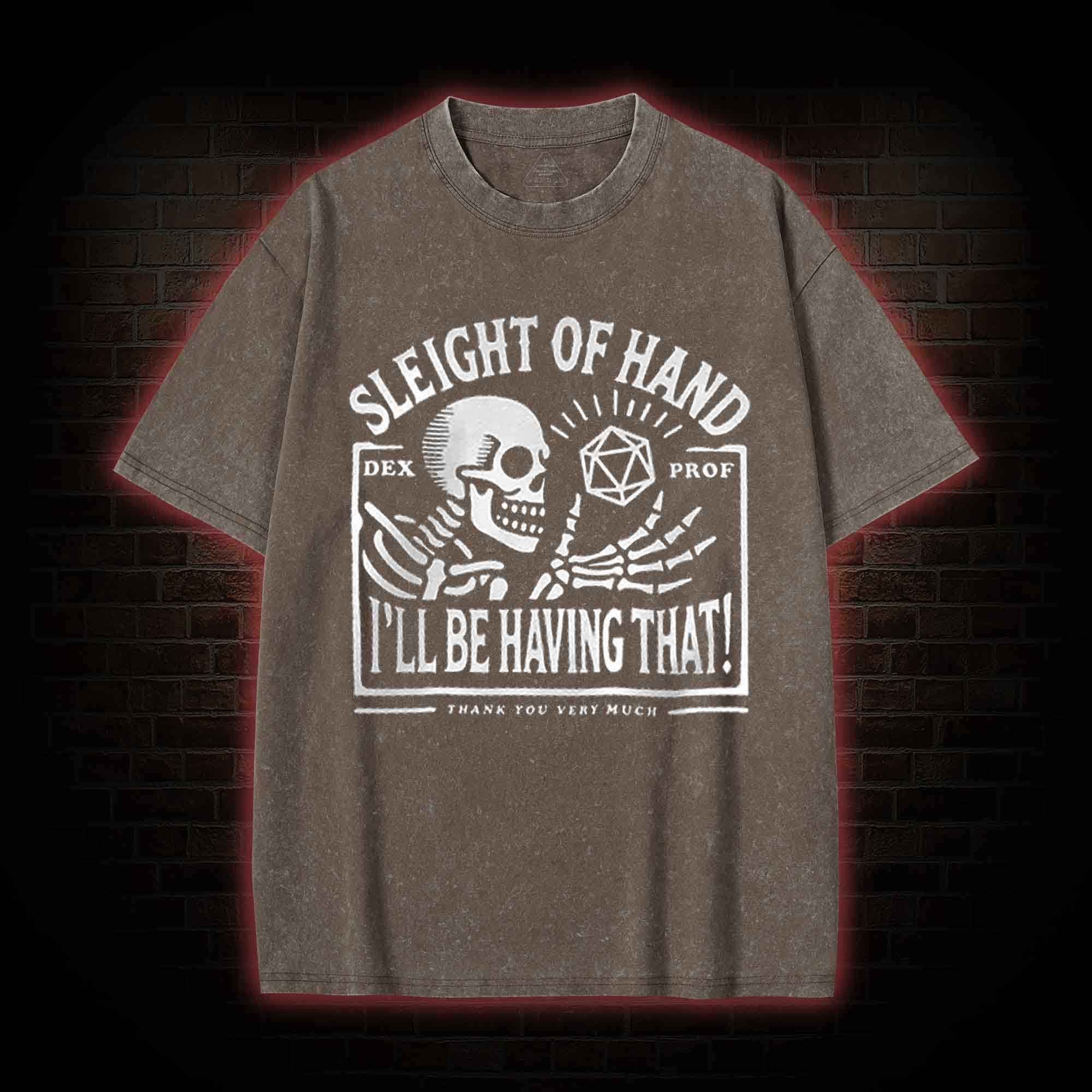 Sleight of Hand Washed T-shirt