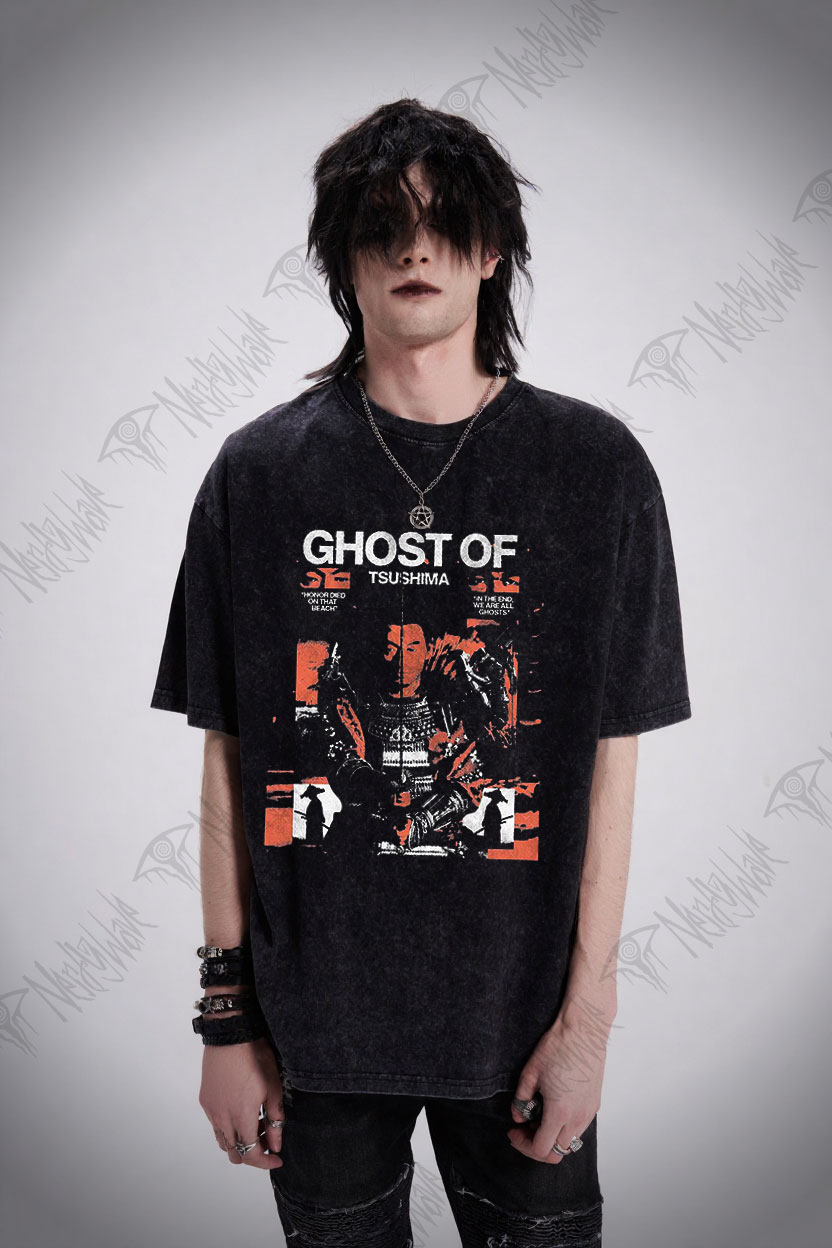 Horror Died on that Beach Washed T-shirt