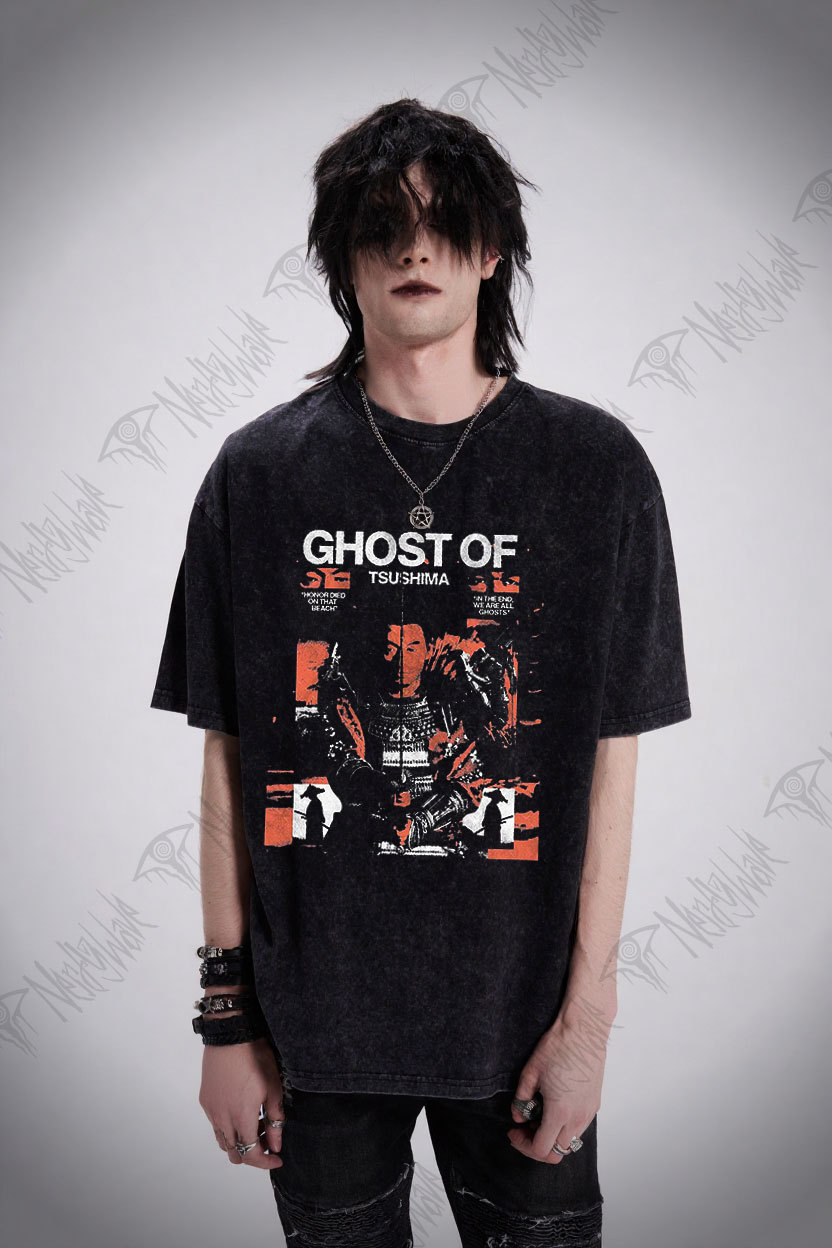 Horror Died on that Beach Washed T-shirt