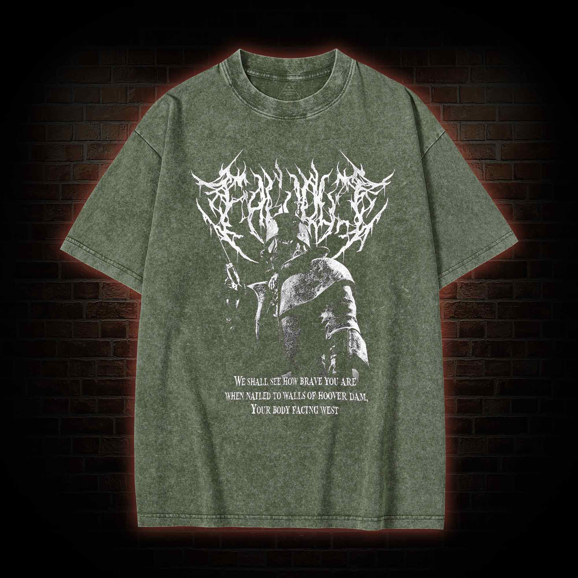 Your Body Facing West Washed T-shirt