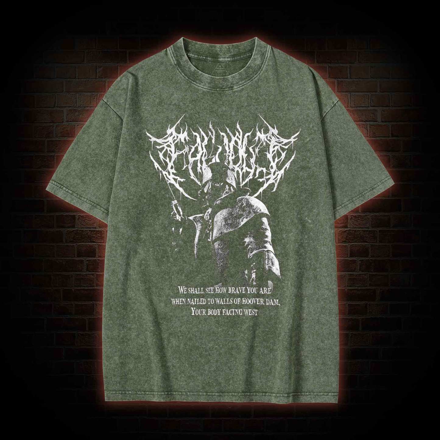 Your Body Facing West Washed T-shirt