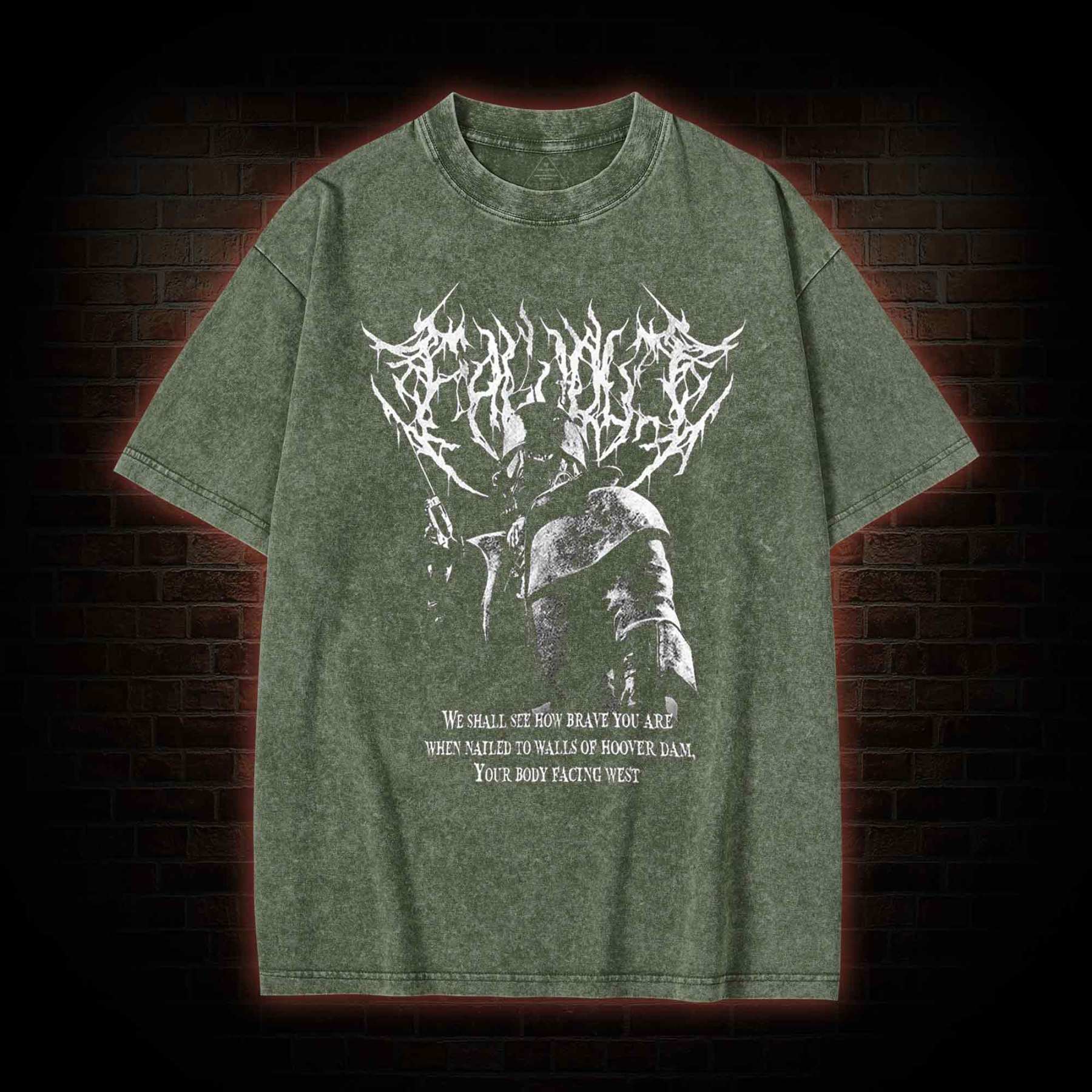 Your Body Facing West Washed T-shirt