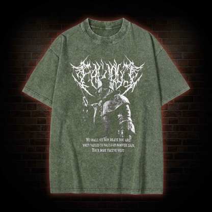 Your Body Facing West Washed T-shirt