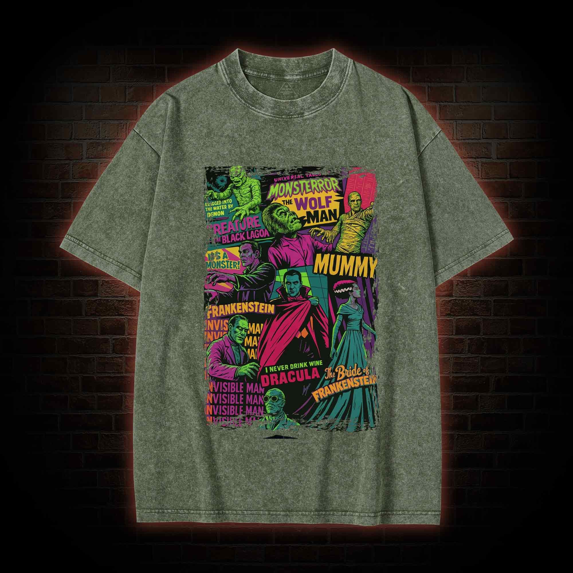 Monsters Washed T-shirt