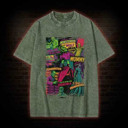 Monsters Washed T-shirt