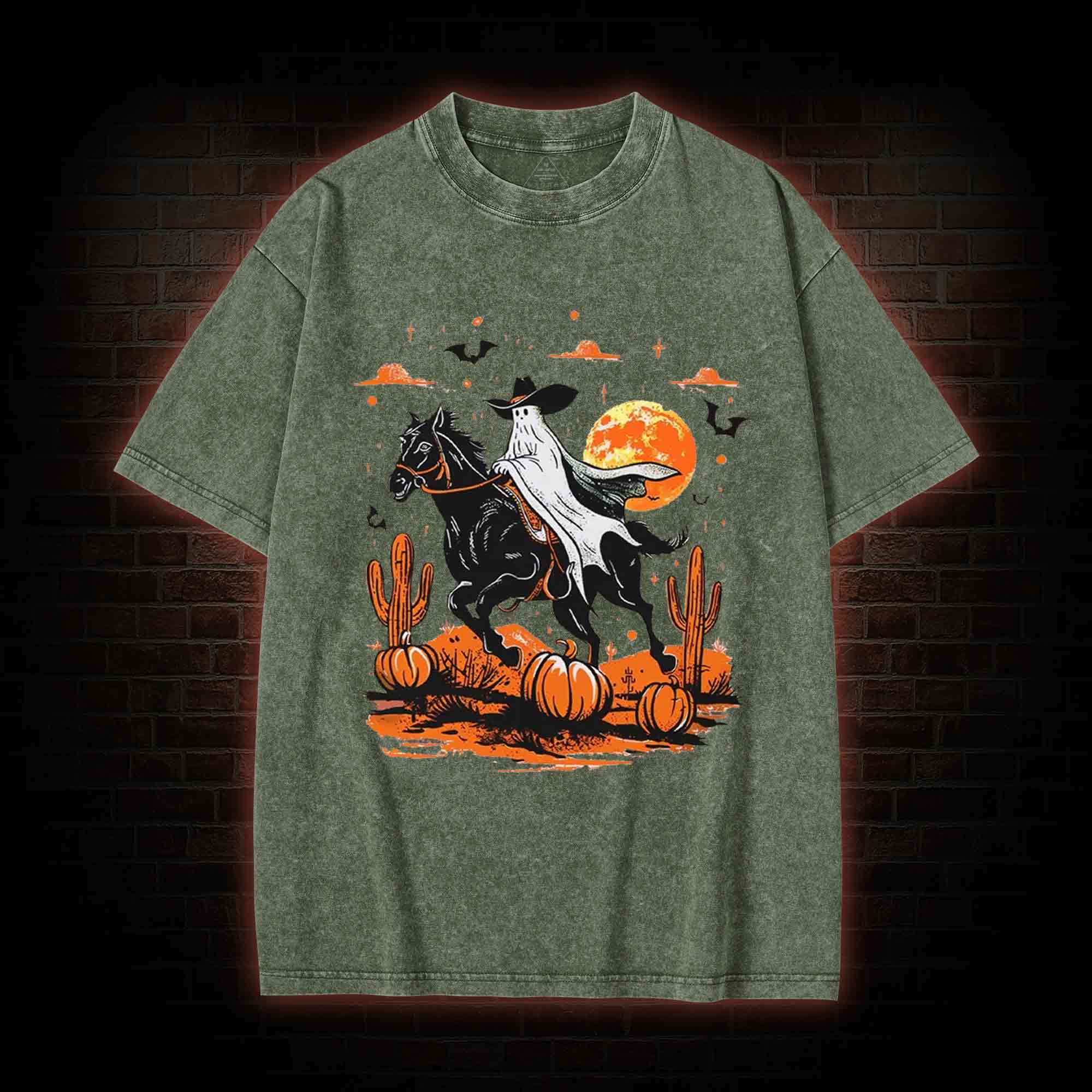 Halloween Party Washed T-shirt