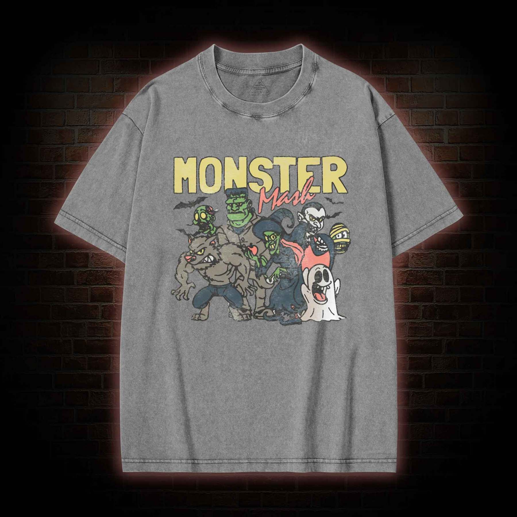 Ghost Halloween Washed T-shirt