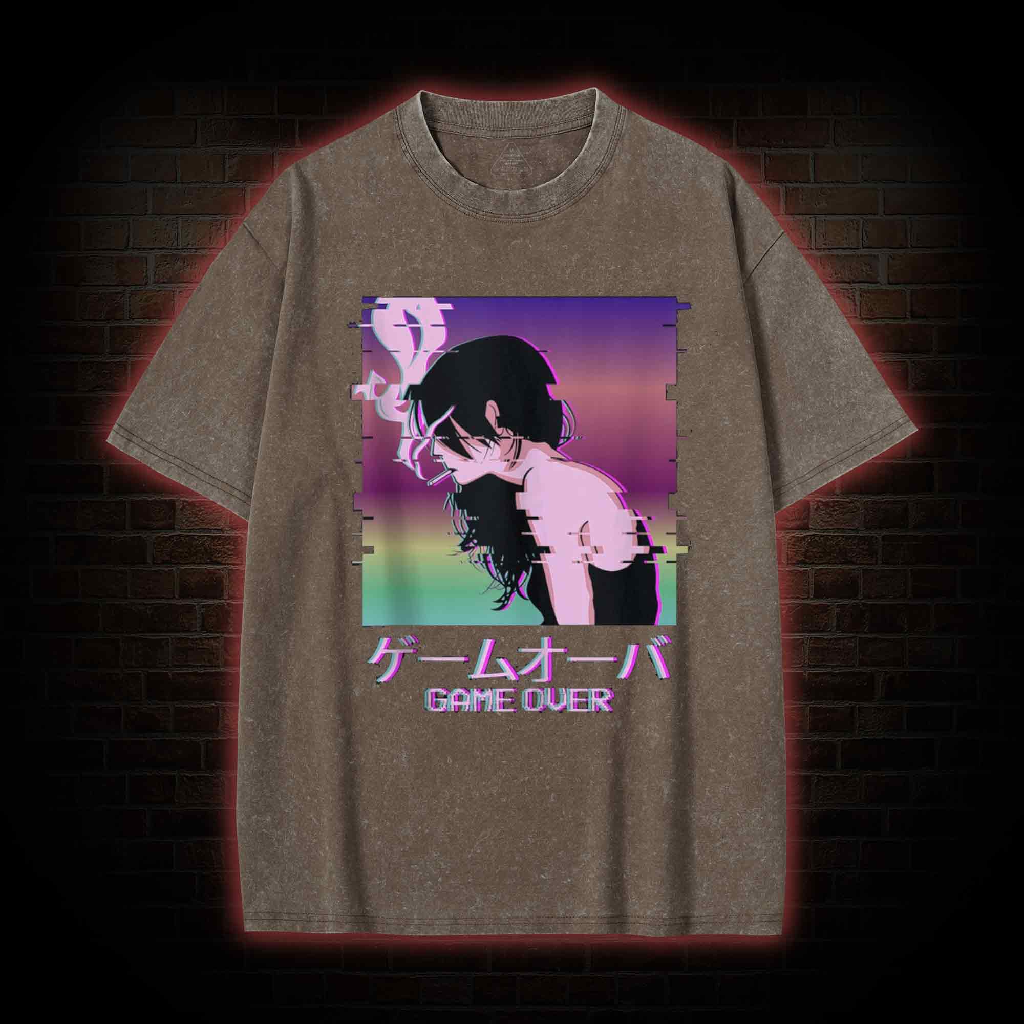 Sad Girl Washed T-shirt