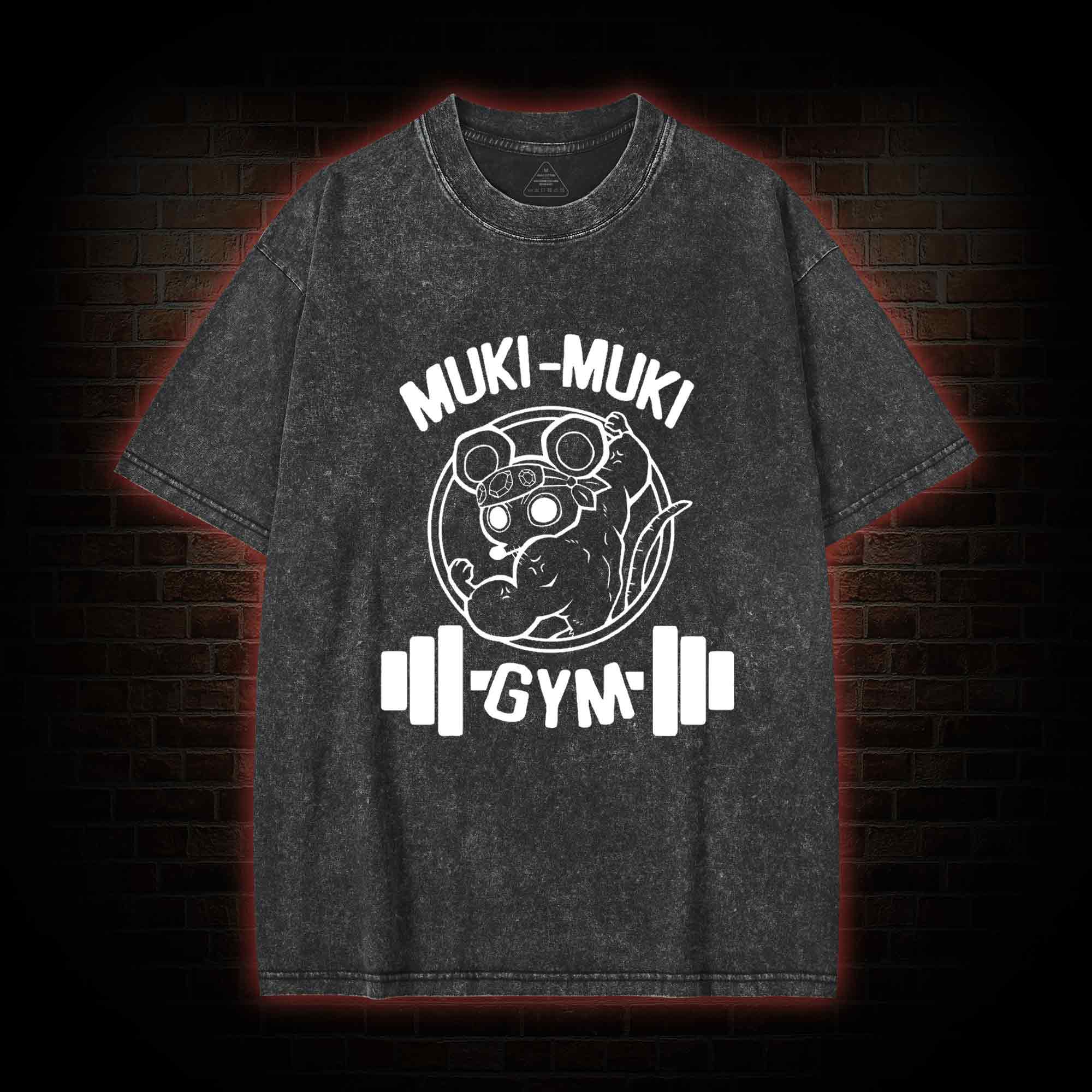 Mouse Workout Washed T-shirt