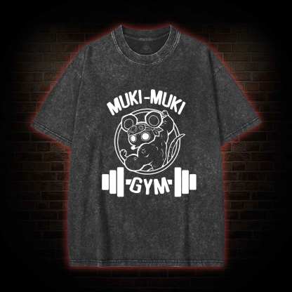 Mouse Workout Washed T-shirt