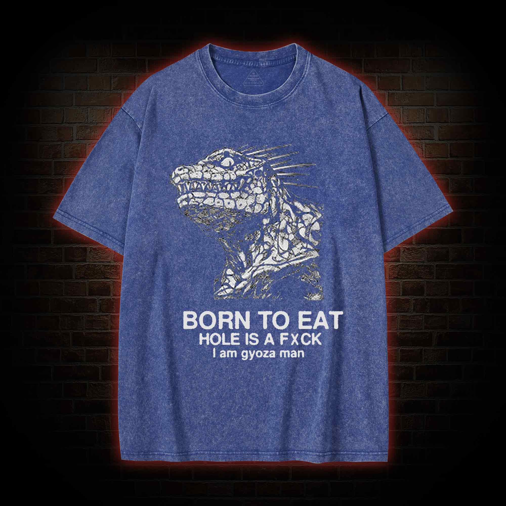 Born to Eat Washed T-shirt