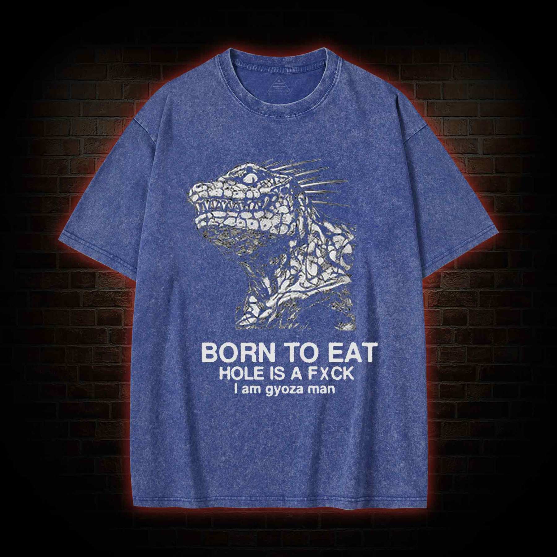 Born to Eat Washed T-shirt