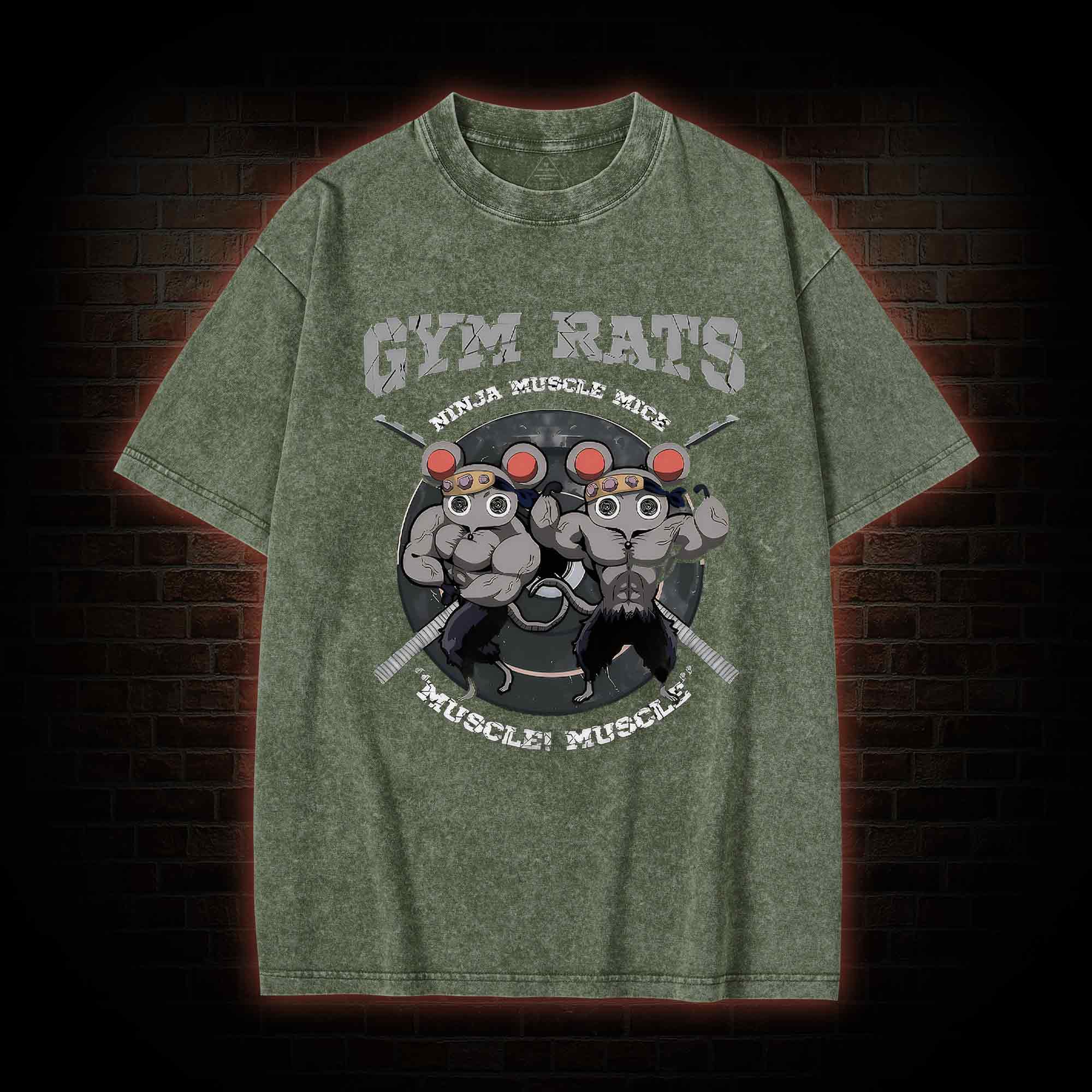 Gym Rats Washed T-shirt