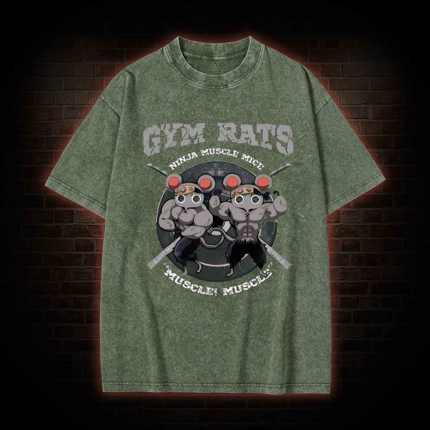Gym Rats Washed T-shirt