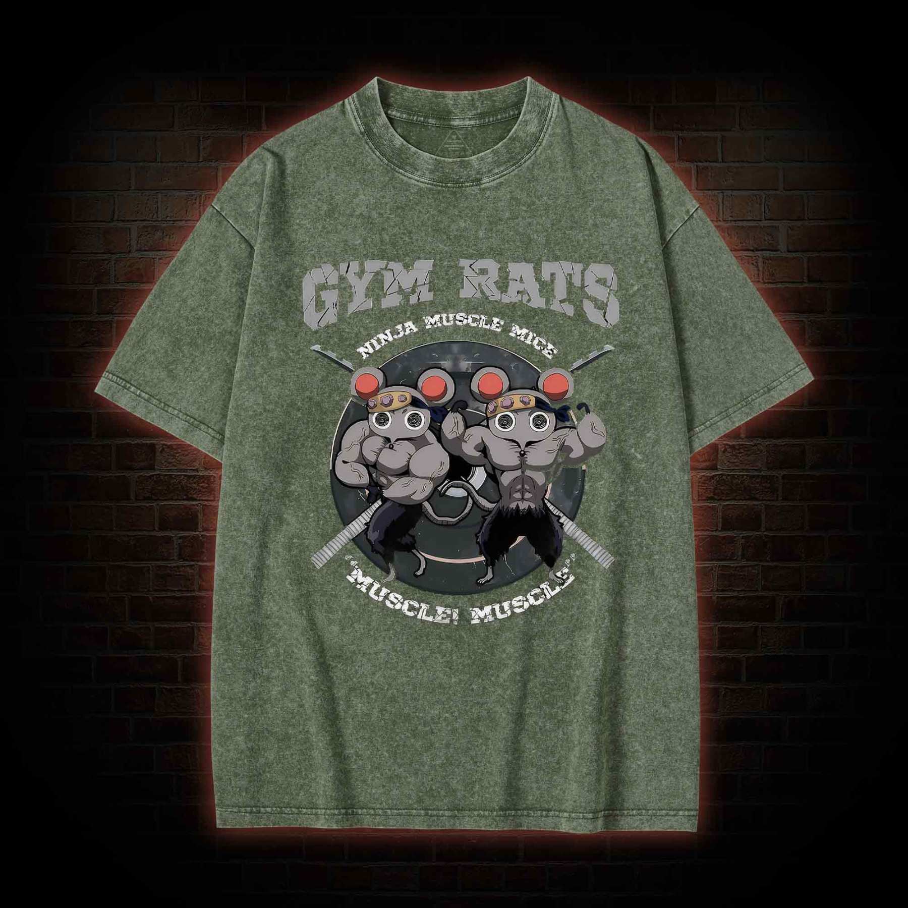 Gym Rats Washed T-shirt