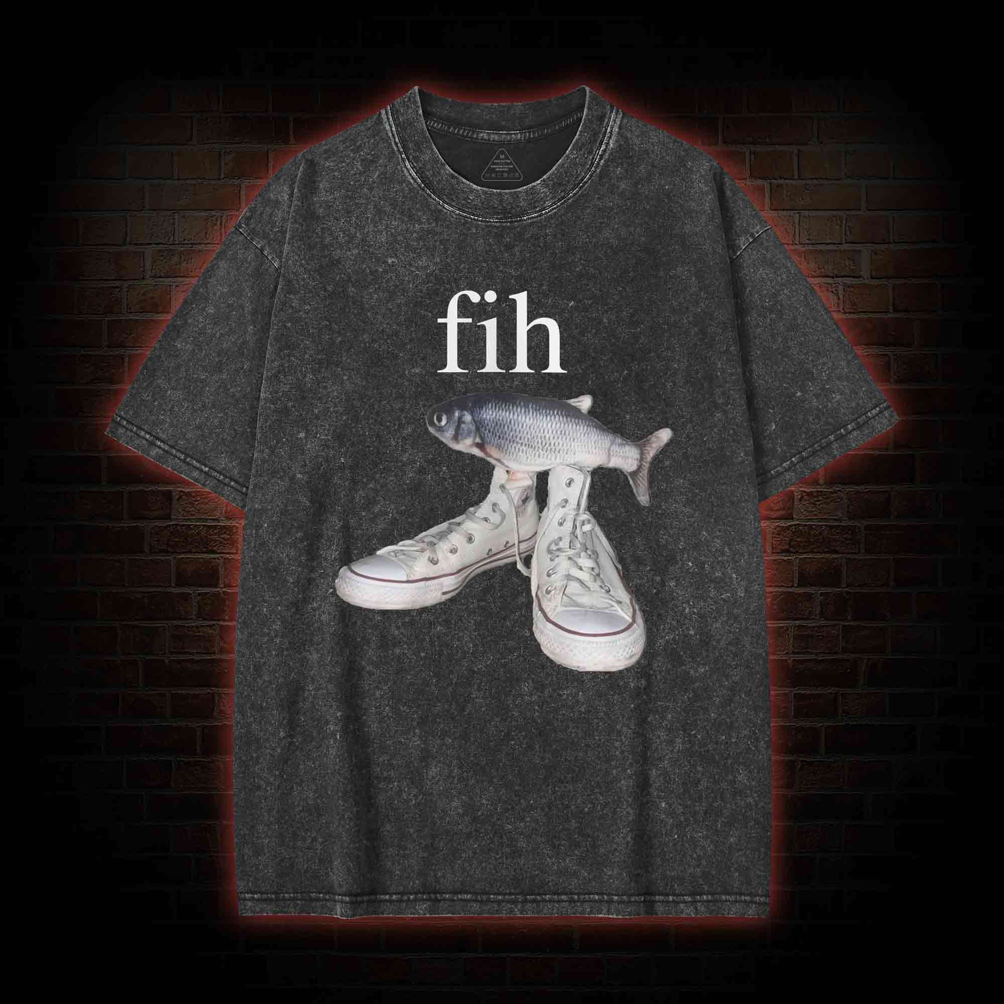 Funny Fish Washed T-shirt