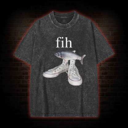 Funny Fish Washed T-shirt