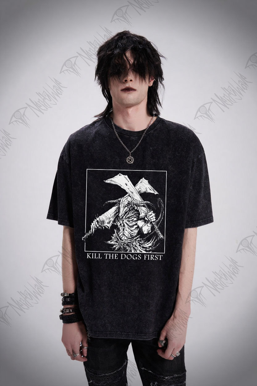 Kill the Dogs First Washed T-shirt