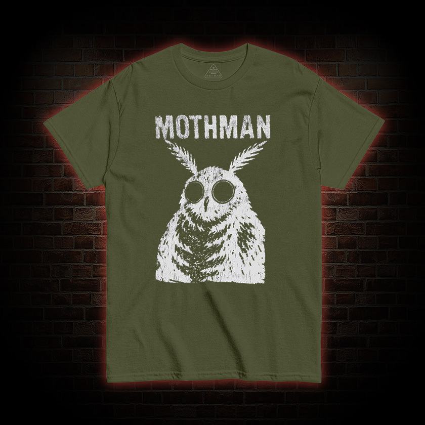 Horror Retro Mothman T-Shirt