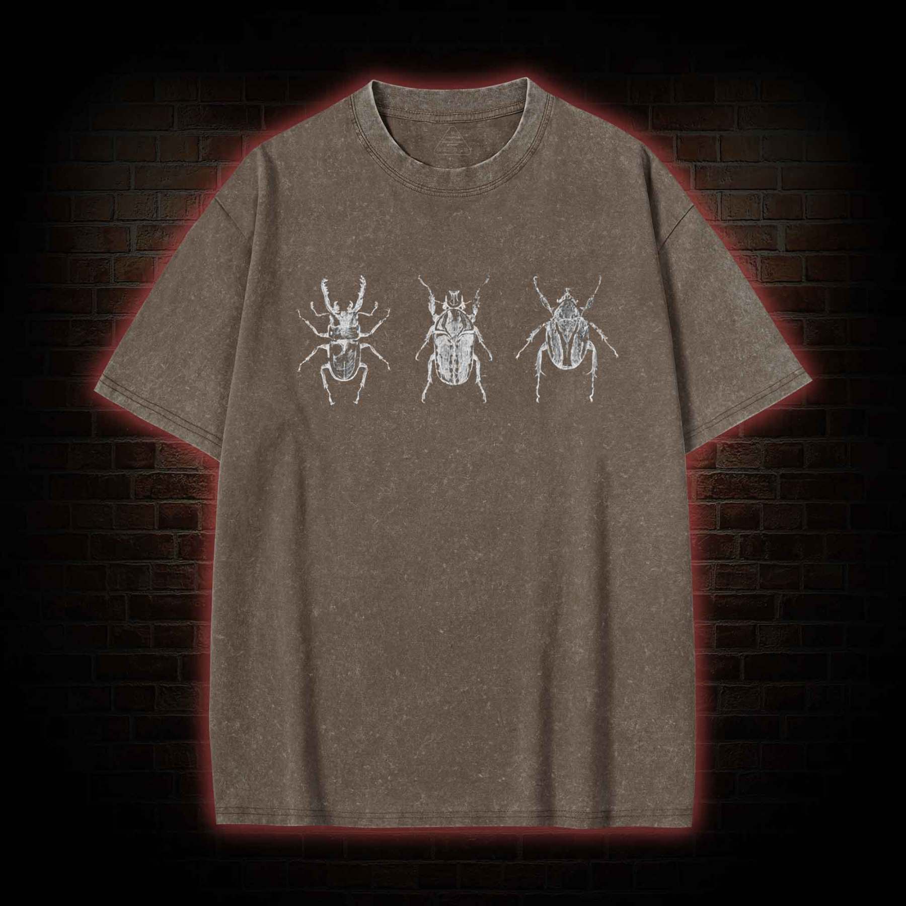 Distressed Beetle Washed T-shirt